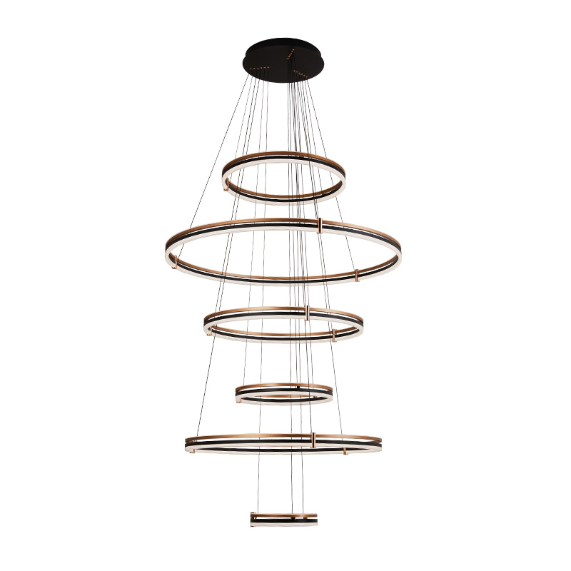 LED-P-69305-6C Modern Chandelier