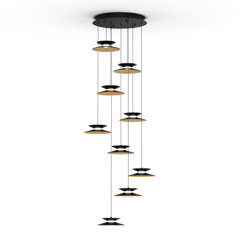 110007 - 9 lámparas de araña modernas